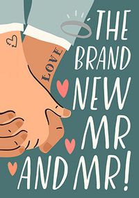 Tap to view The Brand New Mr & Mr Wedding Card