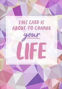 Tap to view About To Change Your Life...Grandma To Be Card 1