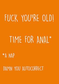 Tap to view Time For a Nap Birthday Card