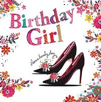 Tap to view Birthday Girl Shoes Card