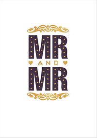 Tap to view Mr and Mr Wedding Card