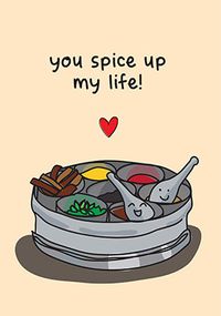 Tap to view You Spice Up My Life Anniversary Card