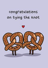 Tap to view Congratulations on Tying the Knot Wedding Card