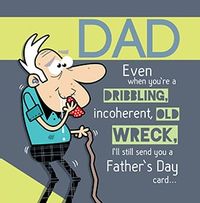 Tap to view Dribbling Wreck Dad Father's Day Card