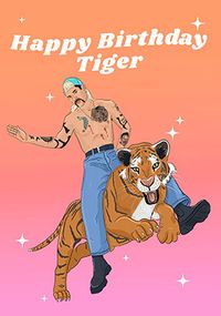 Tap to view Tiger Birthday Card