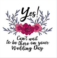 Tap to view Can't wait until your Wedding Day Acceptance Card