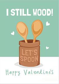 Tap to view Wooden Spoon Valentine's Day Card