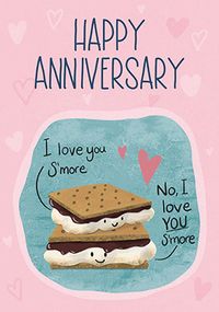 Tap to view Love You Smore Anniversary Card