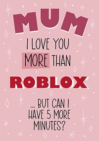 Tap to view Roblox Mother's Day Card