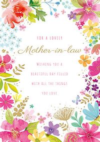 Tap to view Lovely Mother in Law Floral Mother's Day Card
