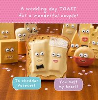 Tap to view Wedding Toast Wedding Day Card