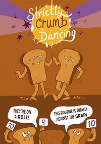 Tap to view Strictly Crumb Dancing Birthday Card