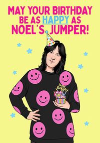 Tap to view Birthday as Happy as Noel's Jumper Card
