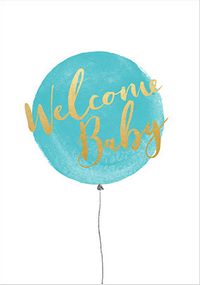 Tap to view Welcome Baby Balloon Card