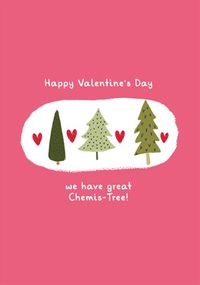 Tap to view Chemis-tree Valentine's Day Card