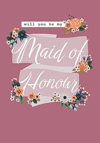 Tap to view Maid Of Honour Wedding Card