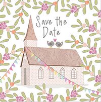 Tap to view Church Save The Date Wedding Card