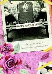 Tap to view Wedding Day Congratulations Card - Happy Ever After