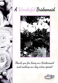 Tap to view Wonderful Bridesmaid Wedding Thank You Card