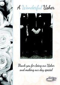 Tap to view Wonderful Usher Thank You Wedding Card