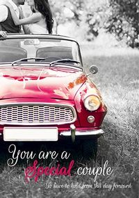 Tap to view Classic Wedding Car Special Couple  Wedding Card