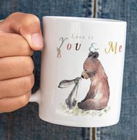 Tap to view Love is You and Me Anniversary Mug