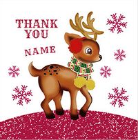 Tap to view Thank You Reindeer Personalised Card