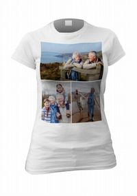 Tap to view 3 Photo Upload Womens T-Shirt