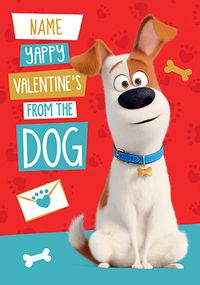 Tap to view Max From the Dog Valentine's Day Personalised Card