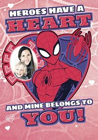 Tap to view Spider-Man Heart Belongs To You Photo Card