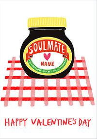 Tap to view Soulmate Valentine's Day Personalised Card