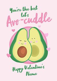 Tap to view Let's Avo-Cuddle Personalised Valentines Card
