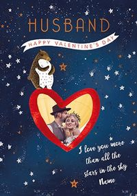 Tap to view Husband - All The Stars In The Sky Photo Valentine's Card