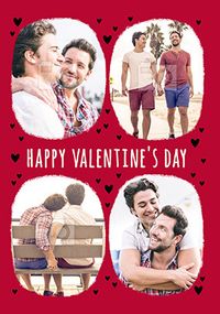 Tap to view Multi-Photo Upload Happy Valentine's Day Card