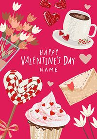 Tap to view Tea & Cupcakes Personalised Giant Valentine's Card