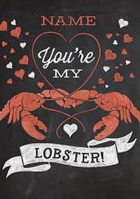 Tap to view You're My Lobster Personalised Valentines Card