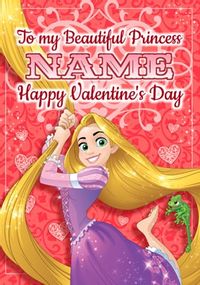 Tap to view Rapunzel Valentine's Day Card - Disney Princess