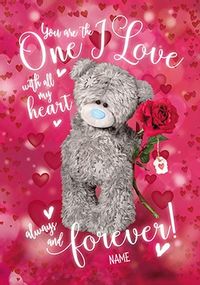 Tap to view The One I Love - Always & Forever Personalised Card