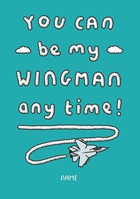 Tap to view Be My Wingman Personalised Wedding Card