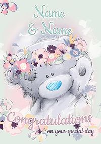 Tap to view Me to You Wedding Card - Floral Headdress