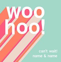 Tap to view Woo Hoo can't wait RSVP Wedding Card