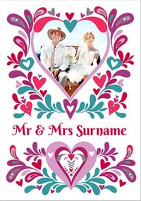 Tap to view Folklore - Wedding Card Mr & Mrs Photo Upload