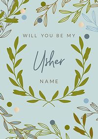Tap to view Will You Be My Usher Personalised Wedding Card